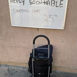 Shopping Cart With Bag Bolsa Con Dolly Para Jalar