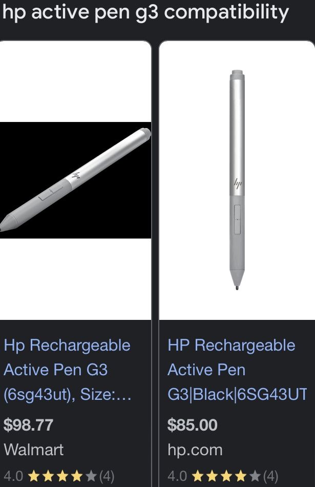 Hp Rechargeable Active Pen G3 (6sg43ut)