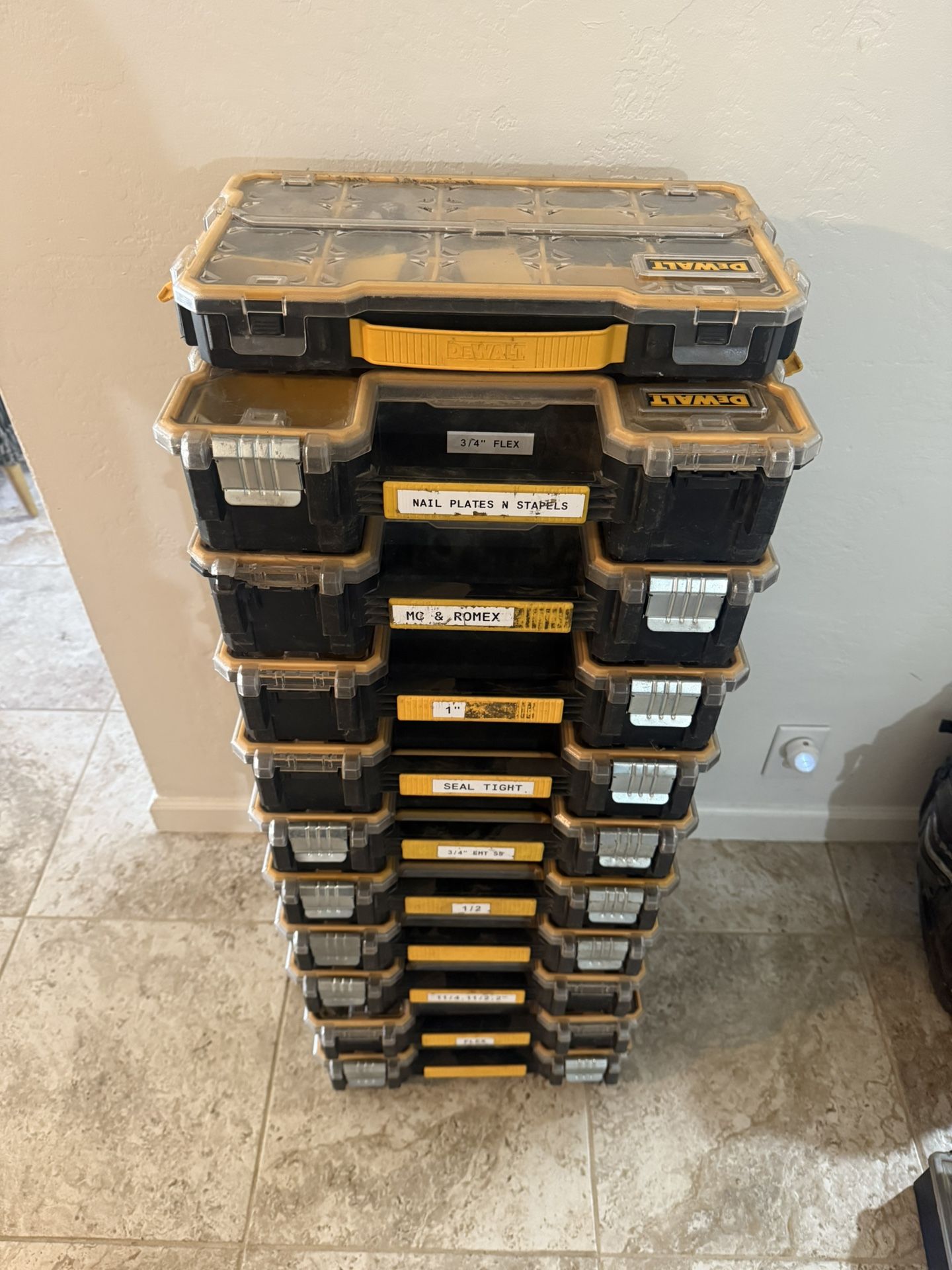 Toolboxes Full Of Electrical Feedings