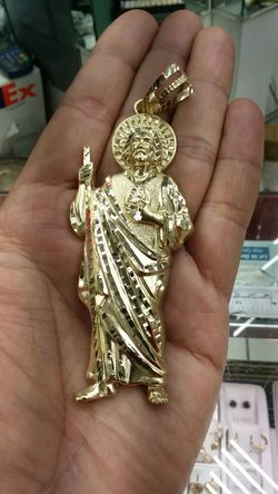 14k Gold San Judas 4 inch 42.3 grams