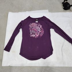 VINTAGE Spitzie's Albany Schenectady NY Harley WOMENS Davidson Long  Shirt  XL