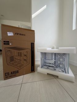 Antec C5 ARGB White PC Case – 7 Fans, Box Included – Broken Glass – $70 OBO