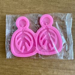 New Monstera Leaf Silicone Earring Mold 