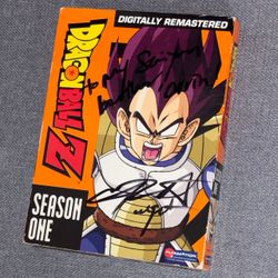 SIGNED - Dragon Ball Z - Christopher Sabat Autograph - Season 1 DVD Boxset