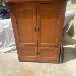 Mission Style TV/storage Cabinet