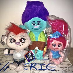 DreamWorks Trolls Plush Bundle