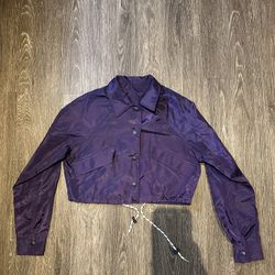 Purple Crop Jacket