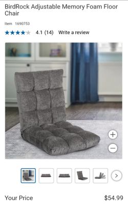BirdRock Adjustable Memory Foam Floor
Chair $45 or 2 for $80