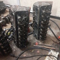 Chevy 882 Heads Good Shape Have Been Gasket Ported