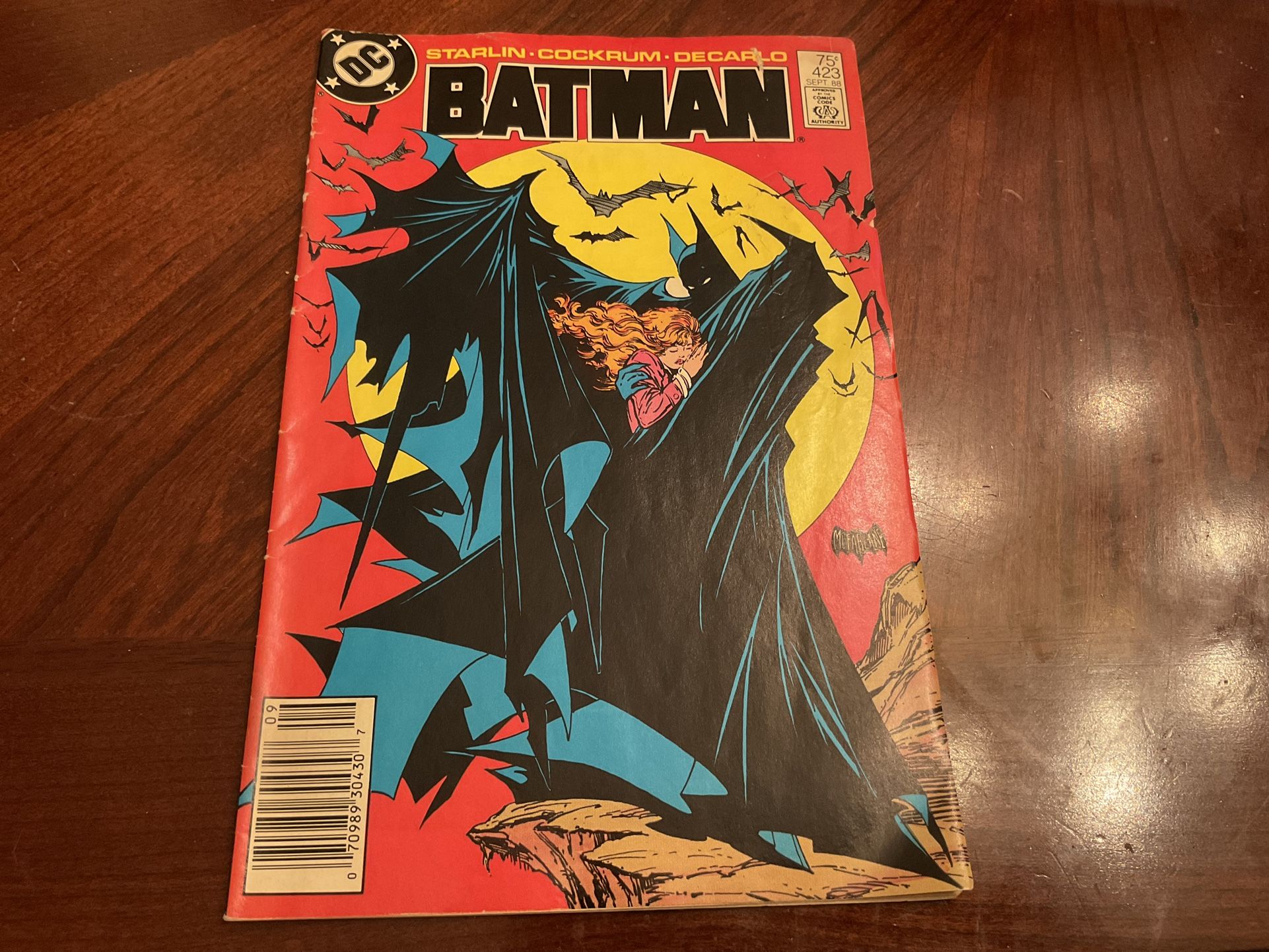 BATMAN # 423 DC COMICS September 1988 FIRST PRINT TODD McFARLANE