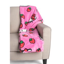 Hello Kitty Strawberry Blanket