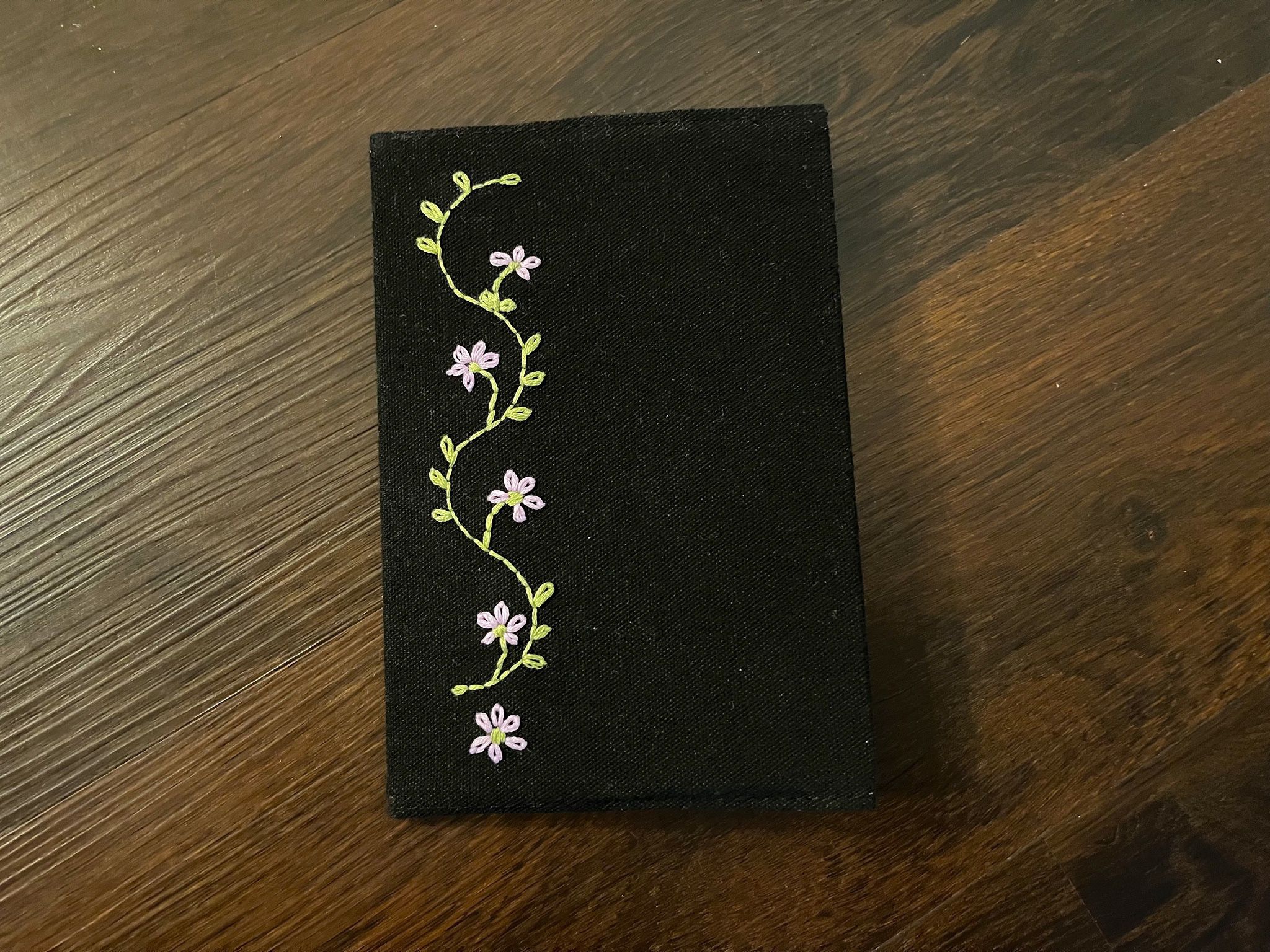 Homemade Embroidery Notebook + Notebook Cover