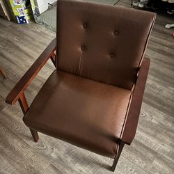 Brown Mid century Chair