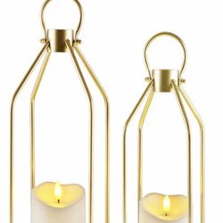3 Piece Gold lanterns