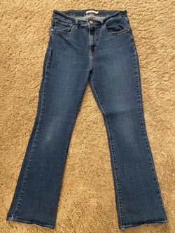 Levi Womens 725 High Rise Bootcut Denim Pants Size 31