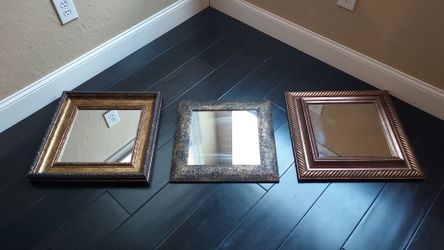 Set of 3 Decorative Wall Mirrors