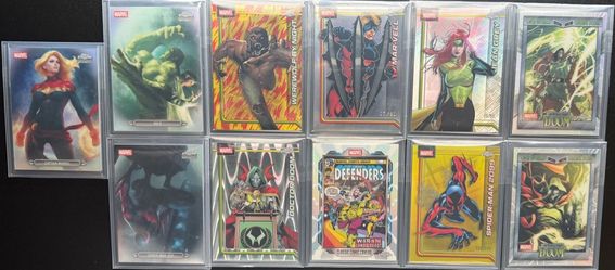 2026 Topps Marvel Chrome 11 Card Lot /20 /39 /61 Refractors Spider Man Doom SSP