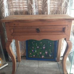 Very Beautiful Handcrafted Small Wooden Desk