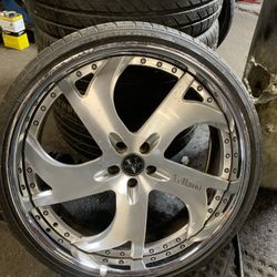 24 Vellano Wheels Rims Tires $2500 5X120 