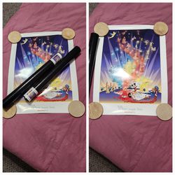 2 COLLECTABLE Disney World Posters.  New. $25 For Both Or Best Offer 