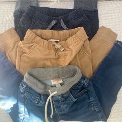 9 pairs of trousers for a three-year-old boy.