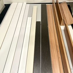 Kitchen Cabinet Filler Strip & Moulding 3” 4,5” White, Ivory, Black, Walnut | Corner Filler Toe Kick