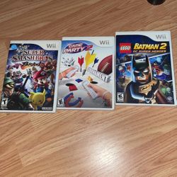 3 Wii games