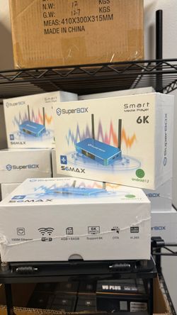 SuperBox S6 Max 4K Streaming Player Home Entertainment Movies Shows Sports