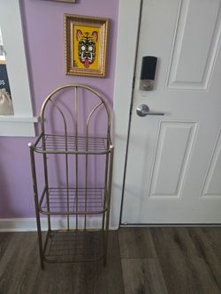 Small brass shelf 1980's