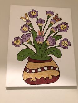 Hand Painted Canvas Painting Size:- 20 “X 16” inches