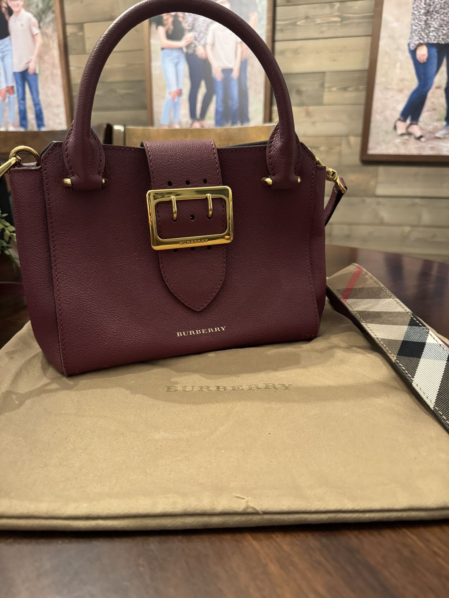 Burberry Medium Soft Grain Shoulder Bag