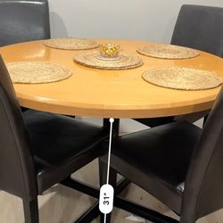 Dining Table With 4 Chairs