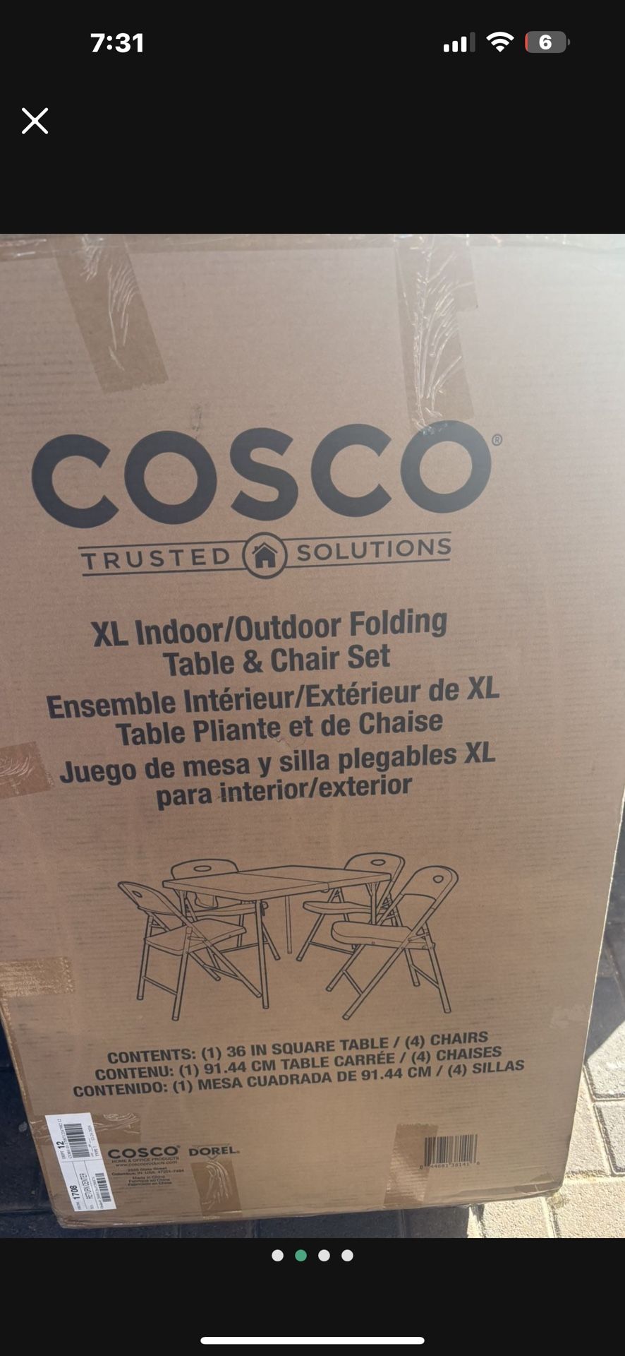 Cosco Xl Set Table And Chairs New Home & Garden