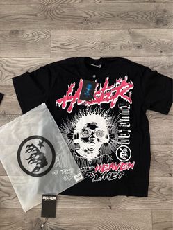 Hellstar 'What Is Heaven Like' Black Graphic T-Shirt