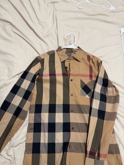 Burberry Nova Check Button-Down Shirt M