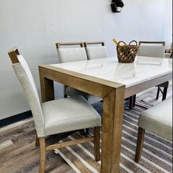 Marble Top Dining Table Sets Up To 50% Off