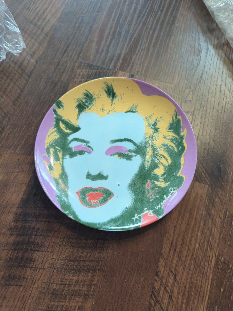 ANDY WARHOL x Block China 'Marilyn (Purple)' Plate 1997 from 'Some Like It Hot'