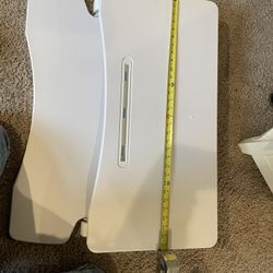 White Sit Stand Desk
