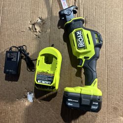 RYOBI ONE + HP 18V BRUSHLESS COMPACT RECIPROCATING SAW KIT 