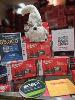 2PK Milwaukee HIGH OUTPUT 5.0Ah M12 With Charger, New, Financing Available 