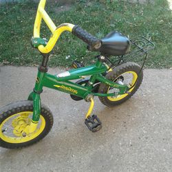 12" john deere bike