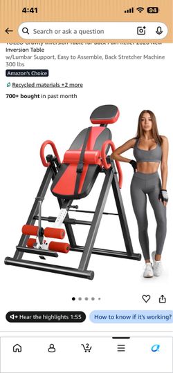 Inversion table