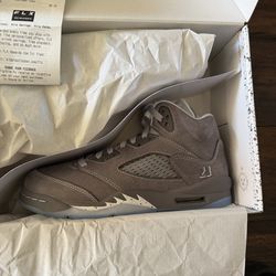 Jordan 5 Retro Wolf grey GS