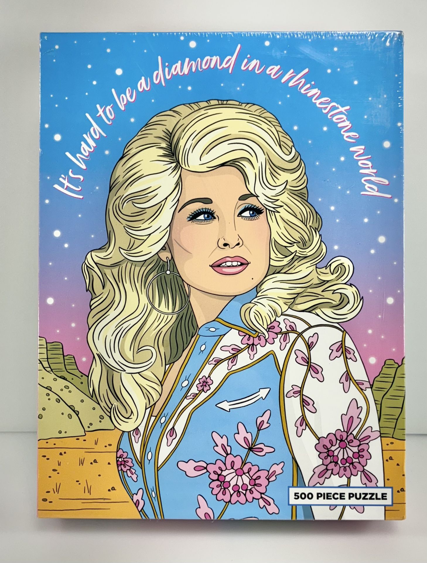 Dolly Parton It’s Hard To Be A Diamond in a Rhinestone World 500 Piece Puzzle