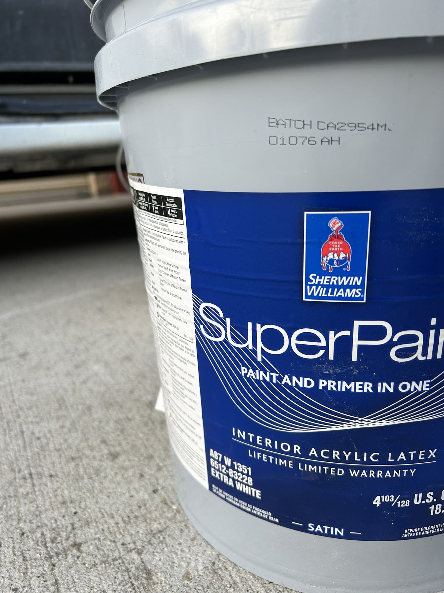 5gallons Brand New Alabaster