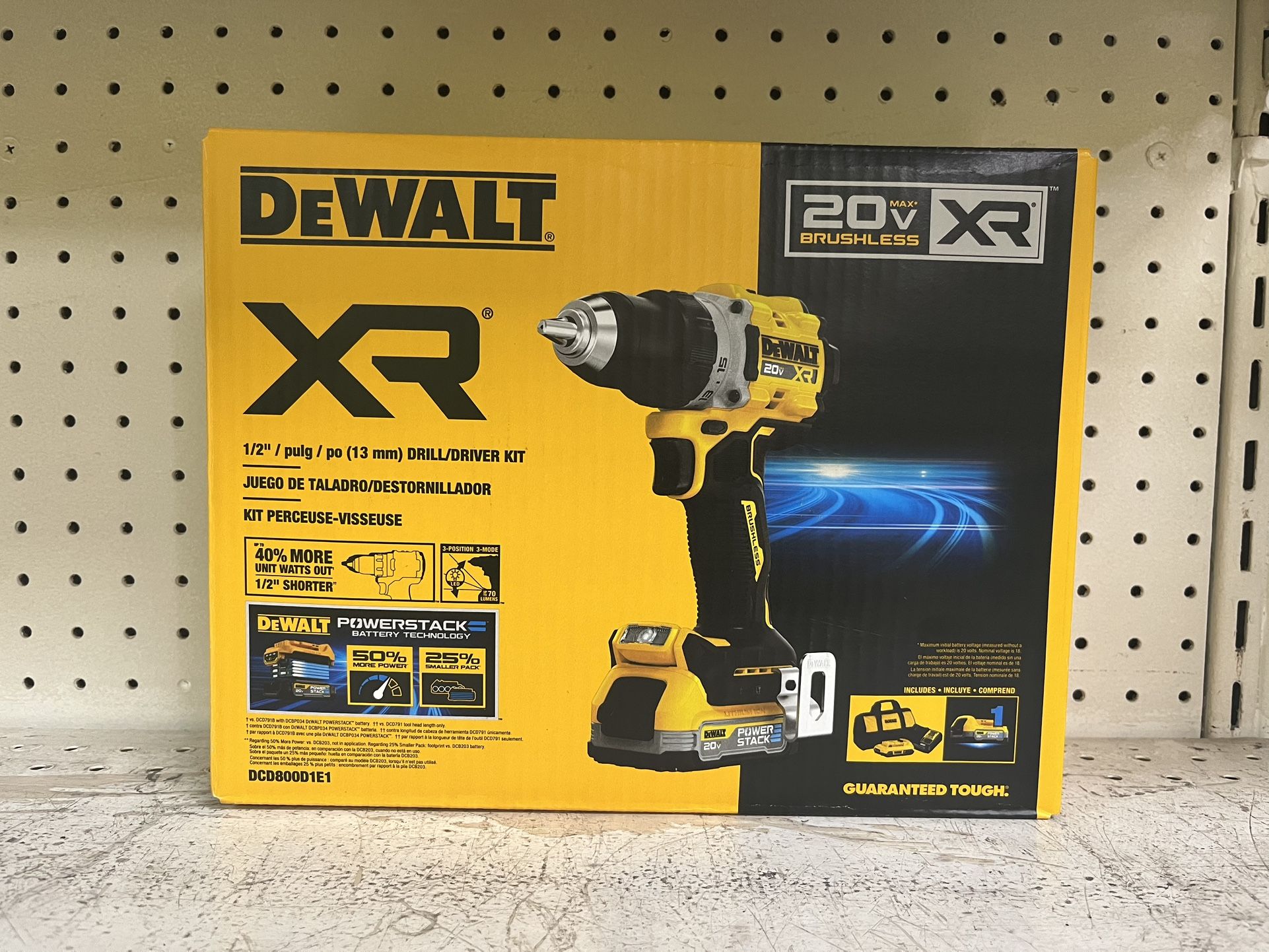 Dewalt XR Powerstack 20v Drill Kit (NEW)