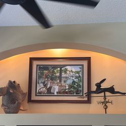 Lithograph of Waterfront Restaurant 
