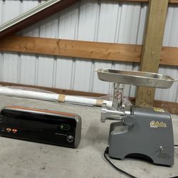 New Meat Grinder + Vacuum Sealer Bundle