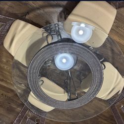 Glass Table And Chairs 