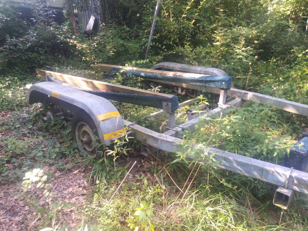 Boat trailer, needs some work. Will hold a 22ft boat